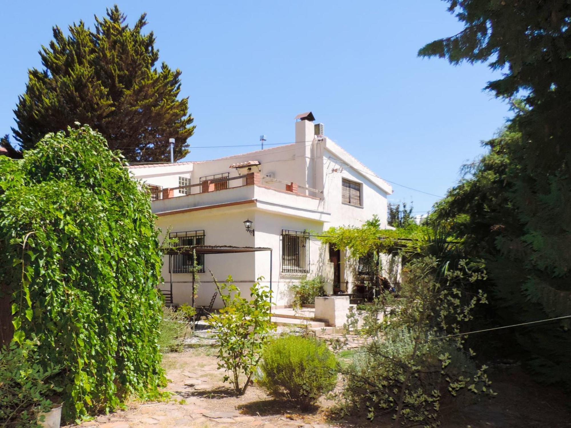 Casa Con Jardin Y Aparcamiento En Viznar, Junto A Granada Villa Bagian luar foto